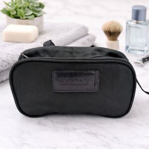 Eddie Bauer Black Hanging Toiletry Bag Travel Organizer Multi-Compartment Case